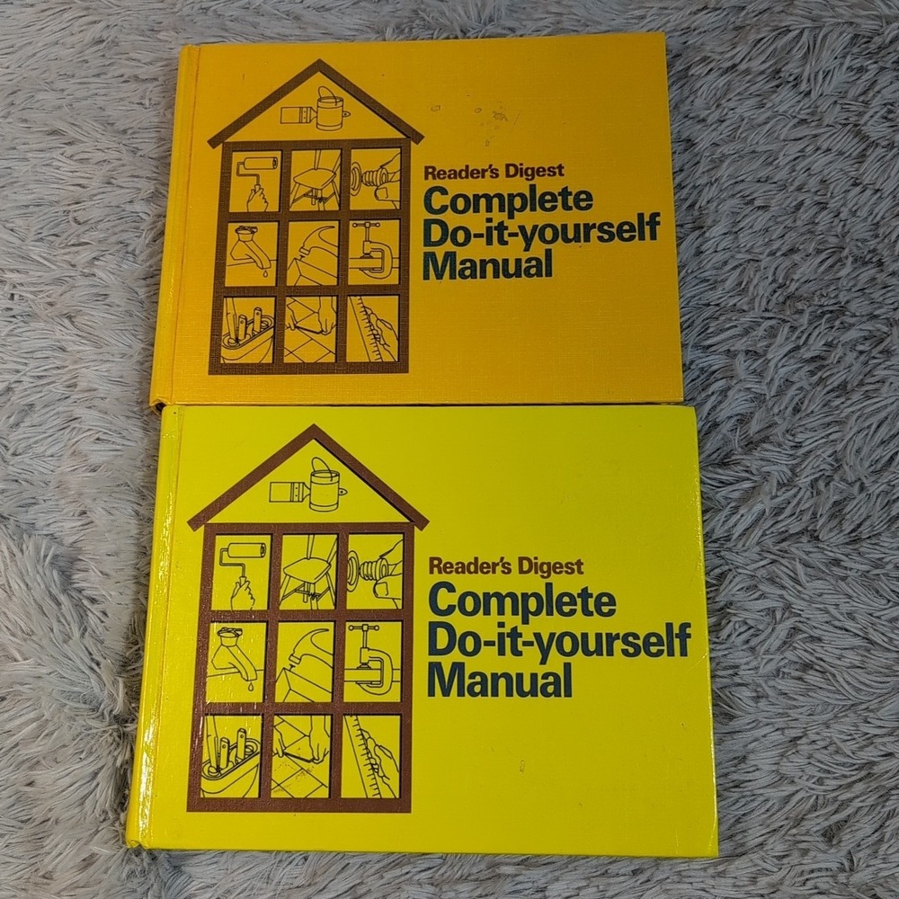 Lot Of 2 Reader's Digest Complete Do It‎ Yourself Manual Hardcover DIY